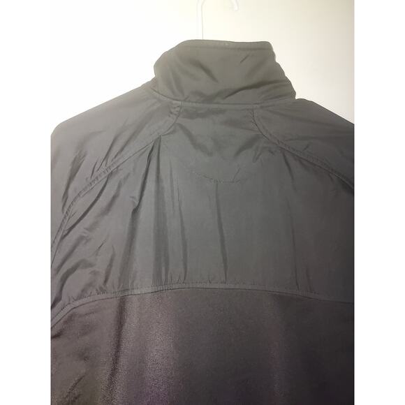 Adidas Mens Athletic Jacket Large Full Zip Long Sleeve Golf Outdoor Black - Picture 10 of 11